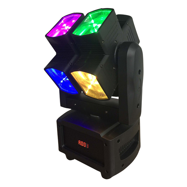 BY-9088 Pixel Continuous Rotation rgbw 4in1 8X10W LED Beam Moving Head Light