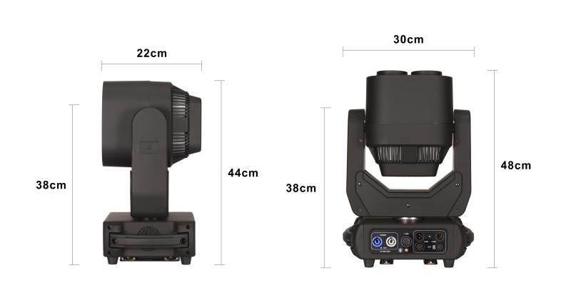 BY-9460 4X60W LED Zoom Moving Head Light 